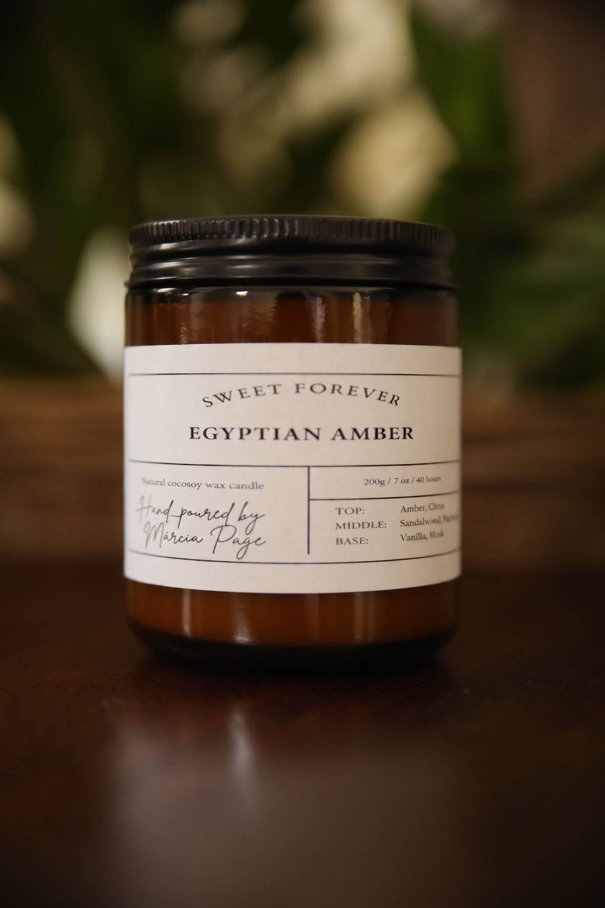 Egyptian Amber Scented Candle