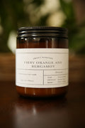 Fiery Orange and Bergamot Scented Candle