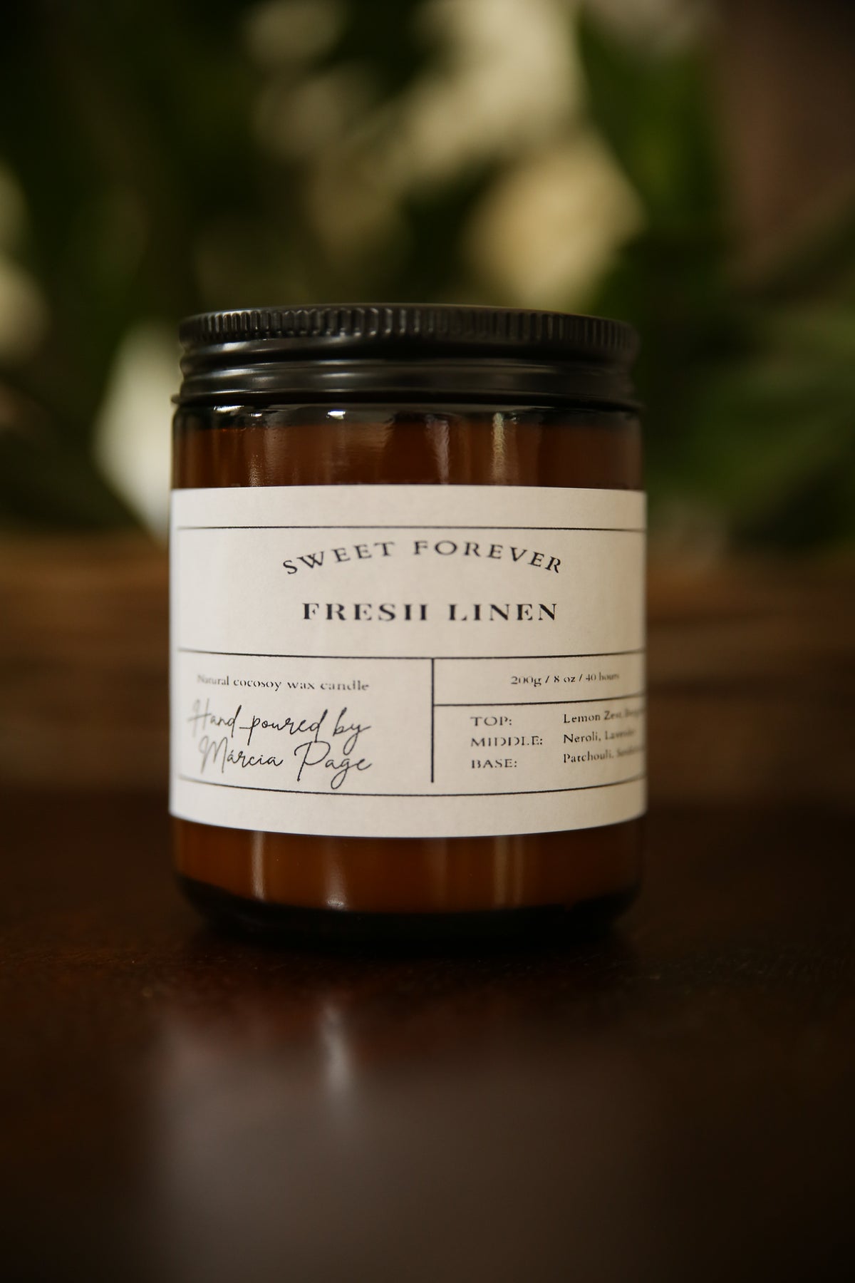 Fresh Linen Scented Candle